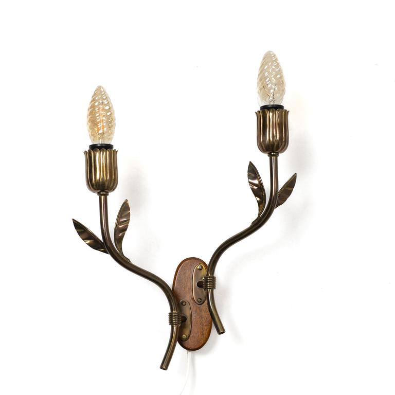 Harald Notini, a wall lamp, Arvid Böhlmarks Lampfabrik, Stockholm, 1950s.