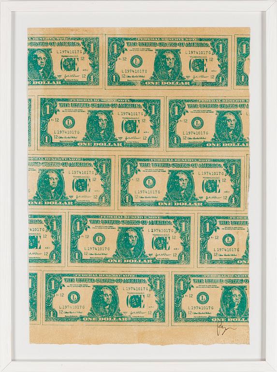 RICHARD RYAN, monoprint, signerad.