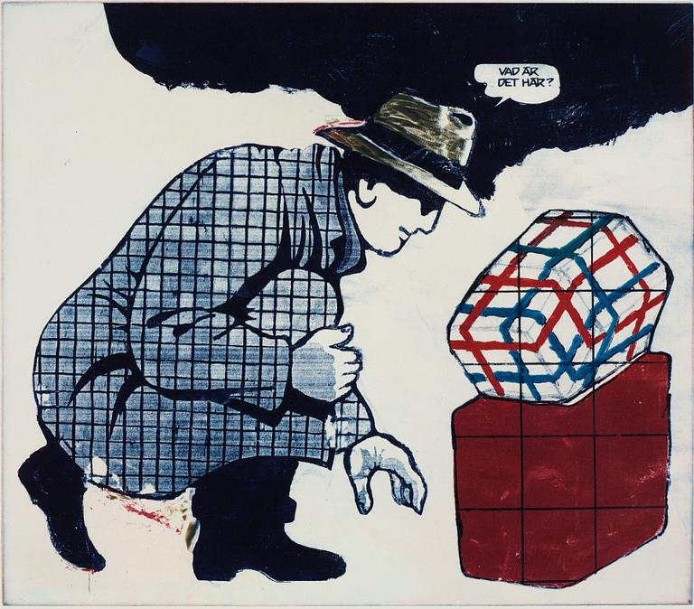 Jan Håfström, etching, signed and dated 2016, numbered e.a.