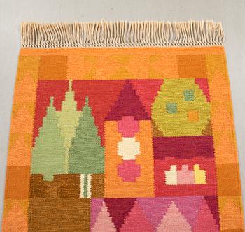 Ingegerd Silow, rug/tapestry rölakan signed, approx. 126x84 cm.