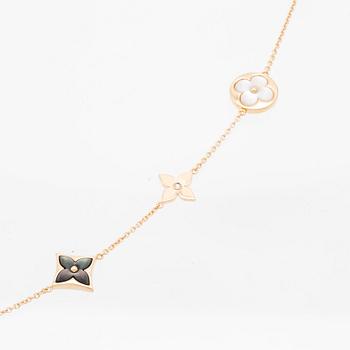 Louis Vuitton, Collier "Blossom Sautoir" 18K roséguld med diamanter och pärlemor.