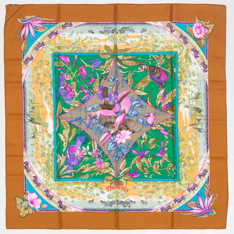 Hermès, scarf, "Tropiques".