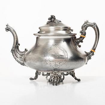 Alphonse Debain, tekanna, silver, Paris, Frankrike 1911-1916.