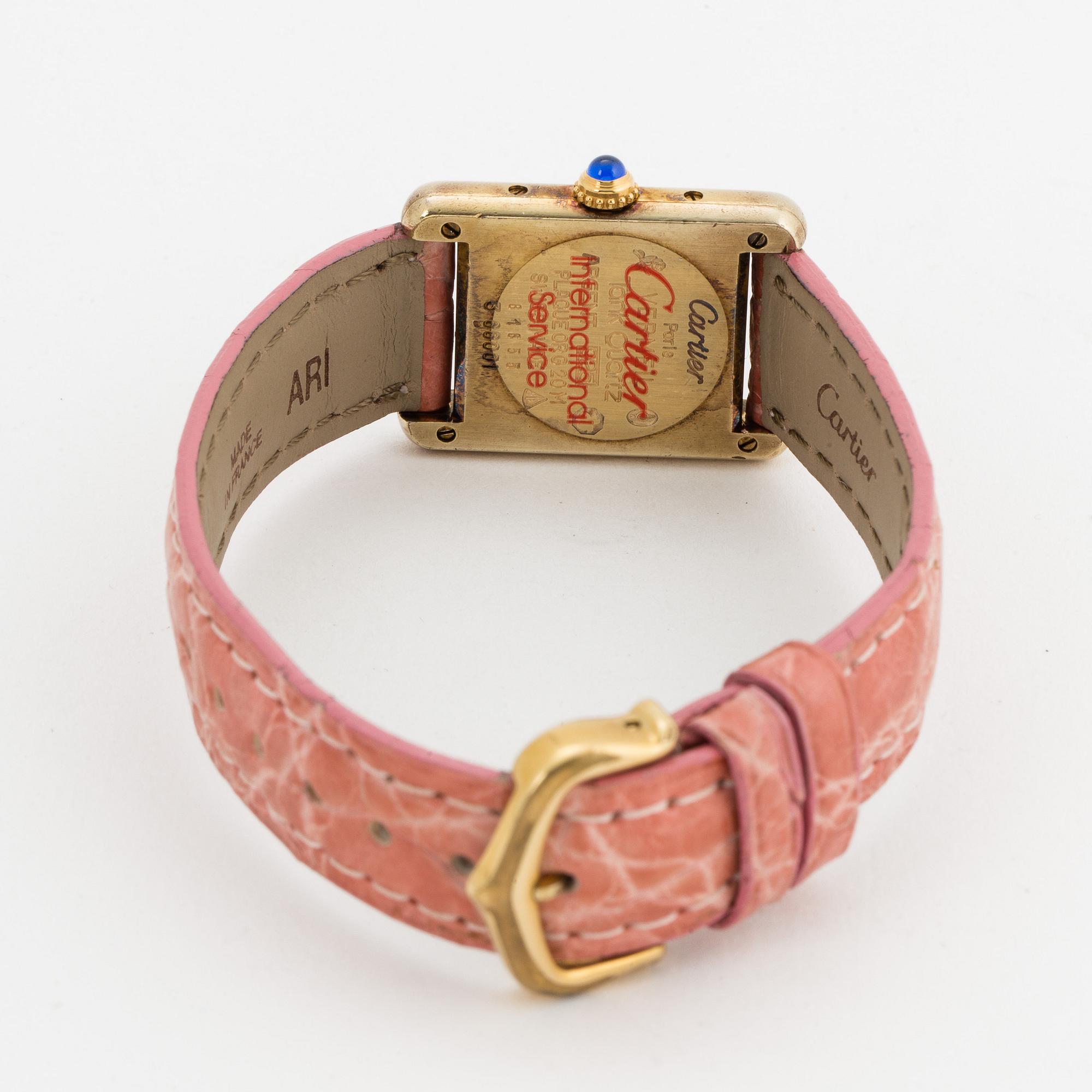 CARTIER, Tank, armbandsur, 20 x 28 mm.