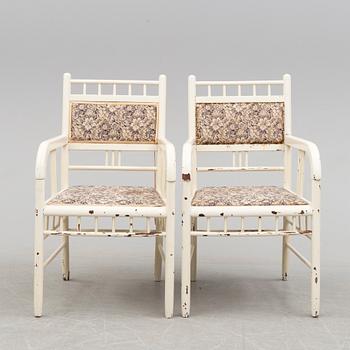 A 1920's sofa with four chairs by Muuramen Tuolitehdas Osakeyhtiö, Muurame.