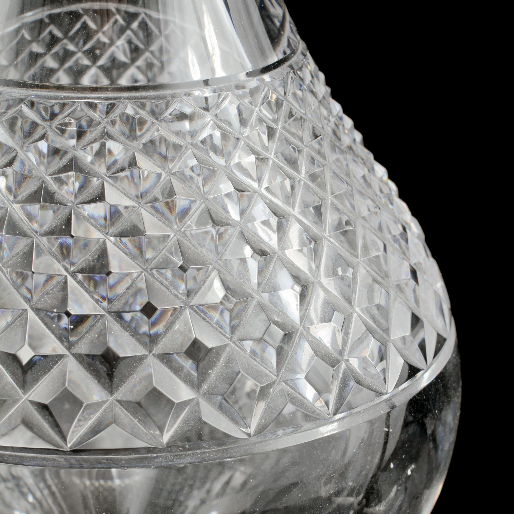 BORDSLAMPOR, ett par, Kosta, 1900-talets andra hälft.