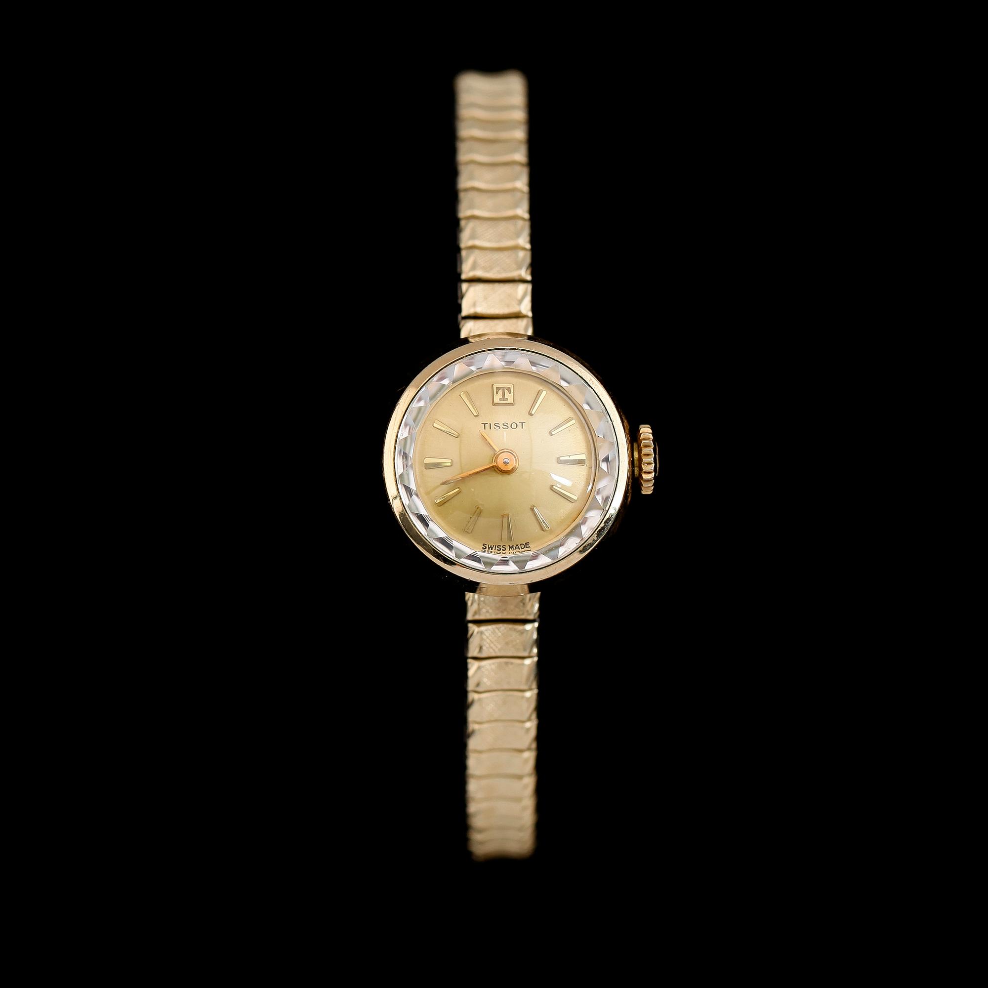 ARMBANDSUR, 14K guld, Tissot, 1900-talets andra hälft.