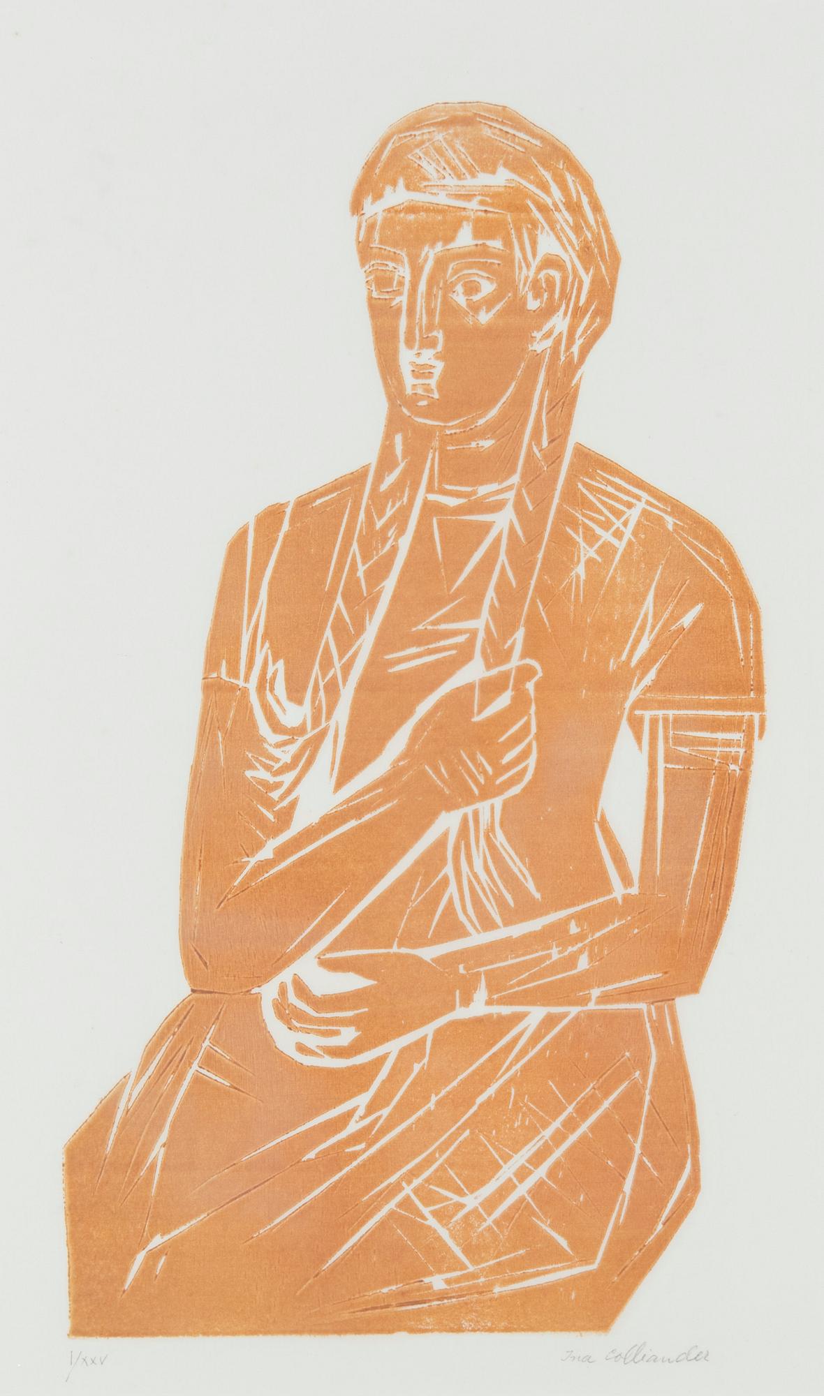 Ina Colliander, Girl with braids.