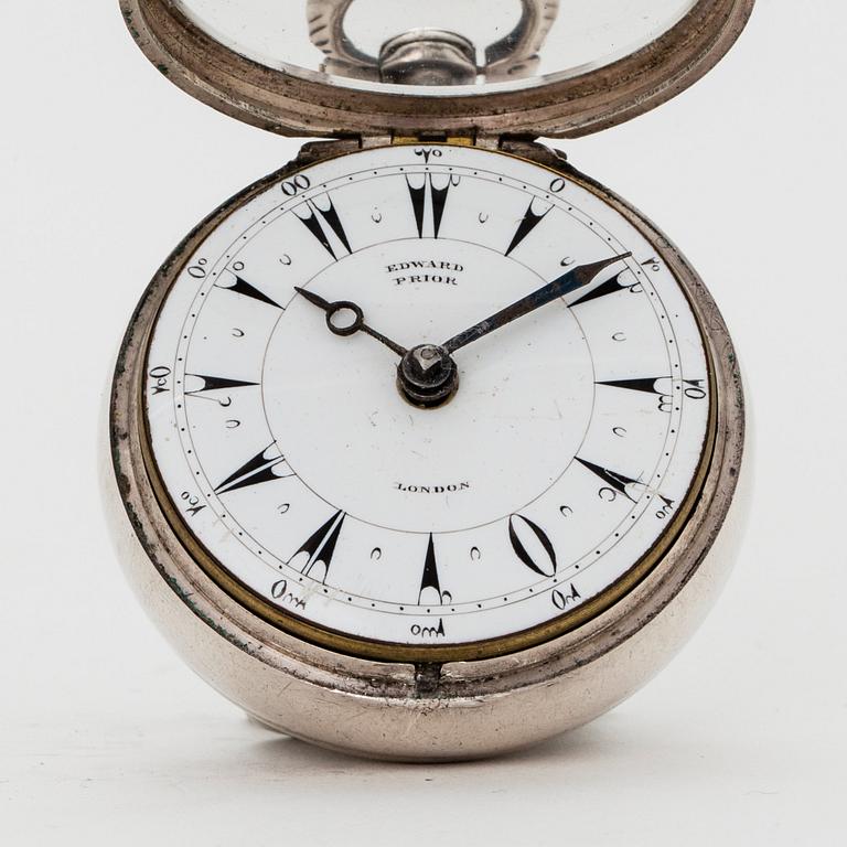 Edward Prior, silver pocket watch for the Turkish market , London 1824.