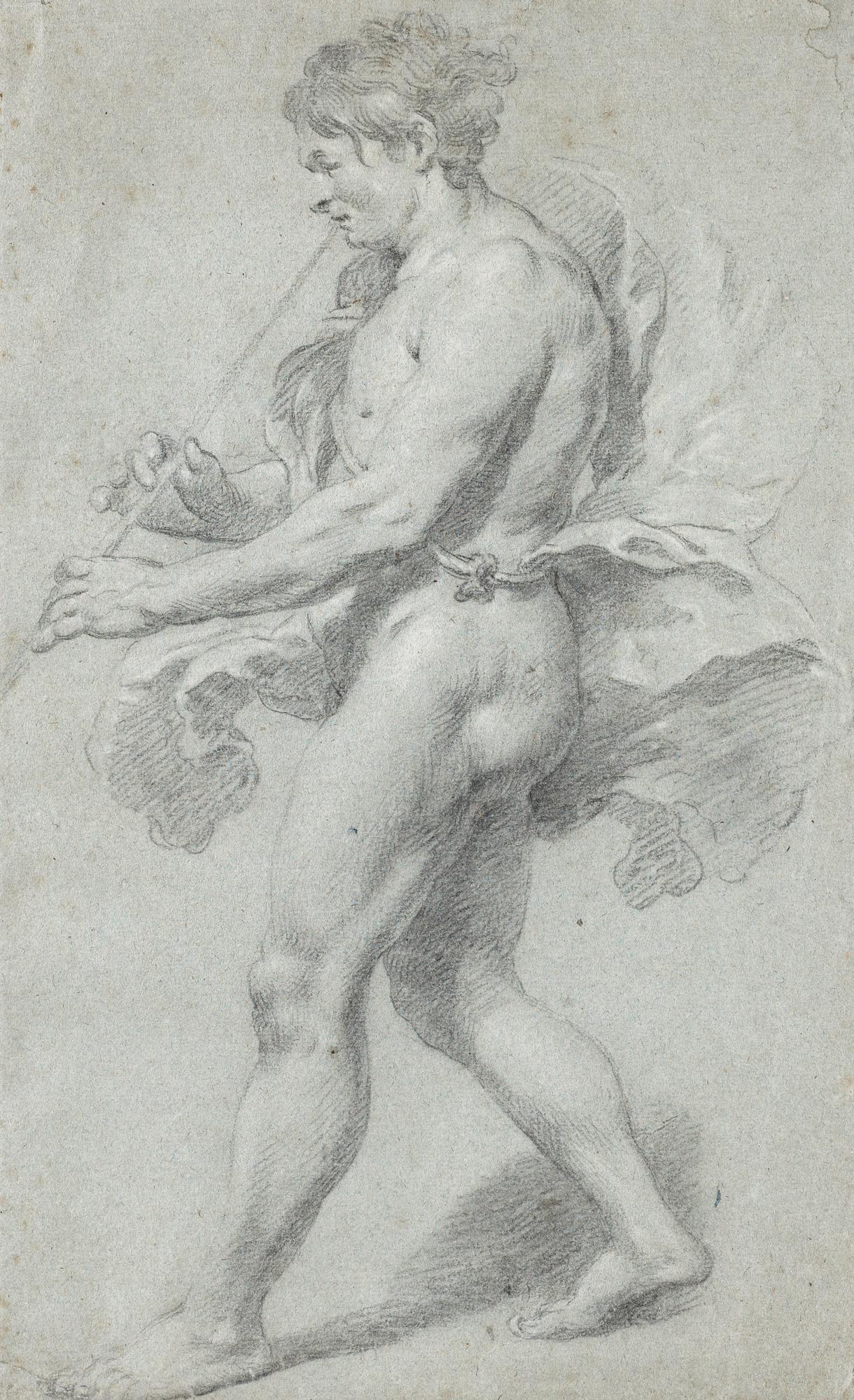 Jacob Adriaensz. Backer Follower of, Man with a flute.