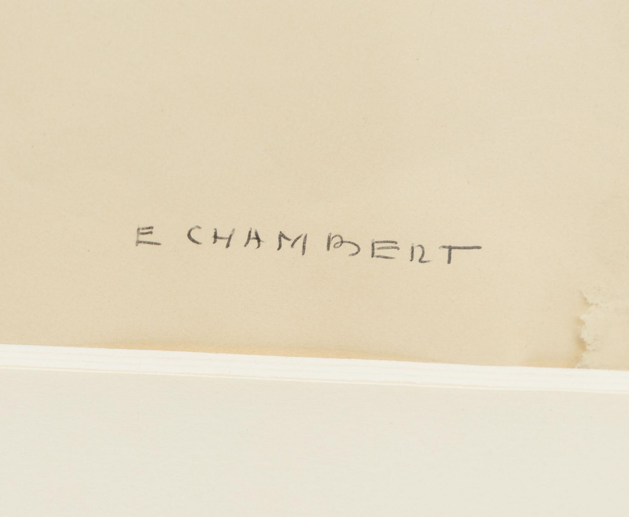 Erik Chambert, Växtstudier, 2 st.