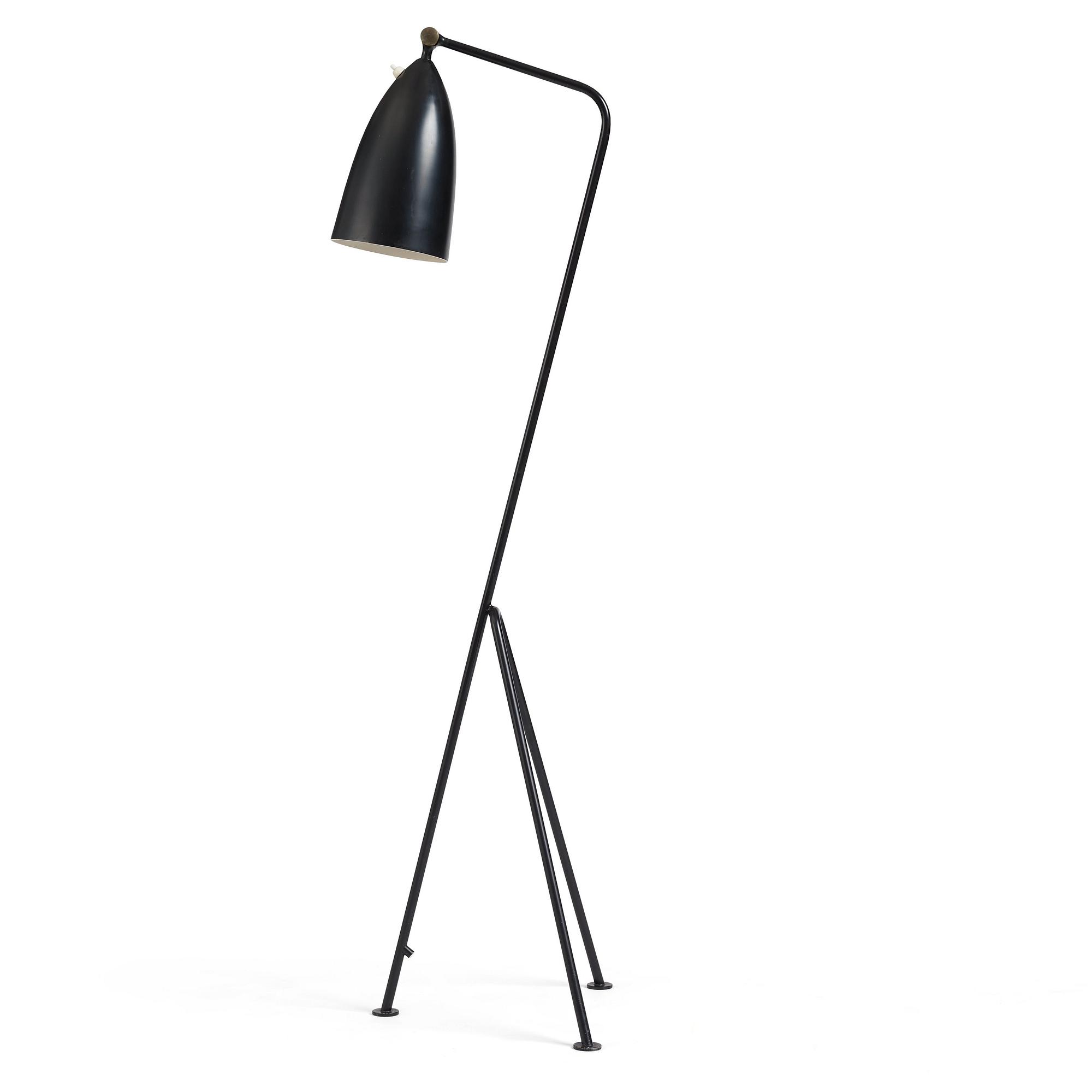 Greta Magnusson Grossman, golvlampa, "G-33" (Grasshopper), Bergboms, Malmö 1950-tal.