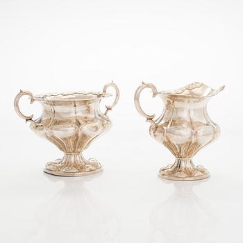 Kaffeservis, 3 delar, silver, Kultakeskus, Tavastehus 1928.