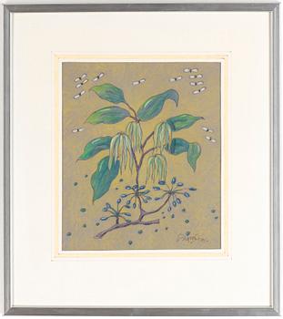 Sigvard Bernadotte · SIGVARD BERNADOTTE, pastell. Signerad.