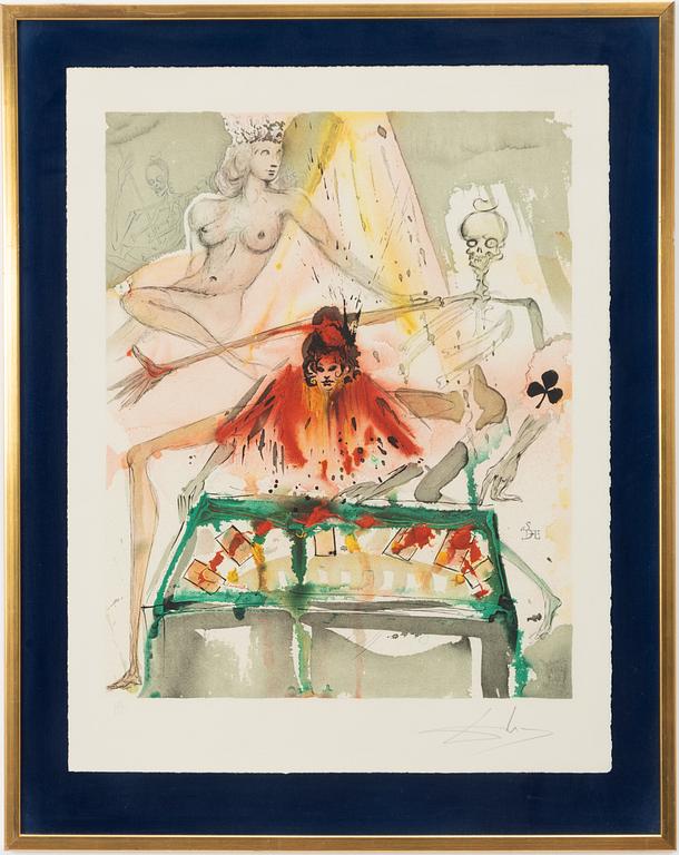 Salvador Dalí, "The Cards Foretell Carmen's Death", from "Carmen".