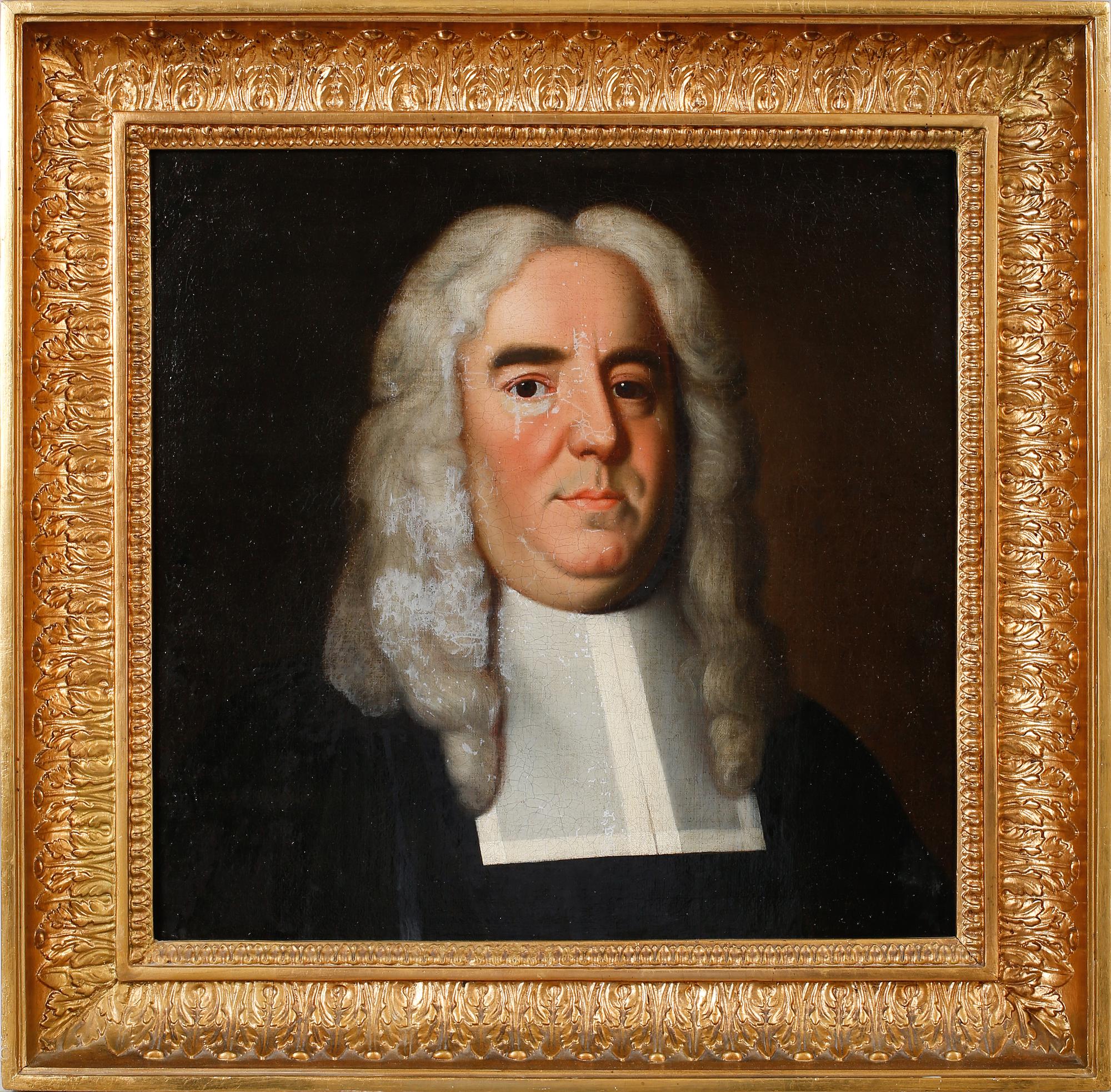 OKÄND KONSTNÄR, olja på duk, osignerad, 1700-tal.