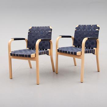 KARMSTOLAR, 1 par, Alvar Aalto, Artek, Finland, 1900-talets andra hälft.