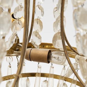 A Gustavian style chandelier, 20th Century.