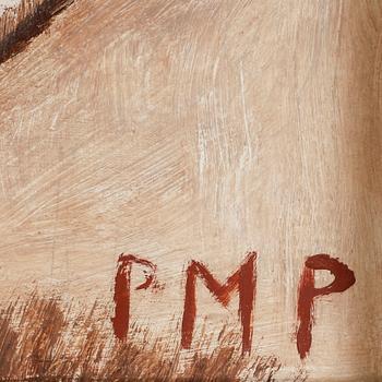 PRIMUS MORTIMER PETTERSSON, olja på duk, signerad PMP.