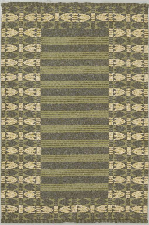 MATTA, maskinvävd dubbelsidig. 1950-60-tal. 204x134 cm.