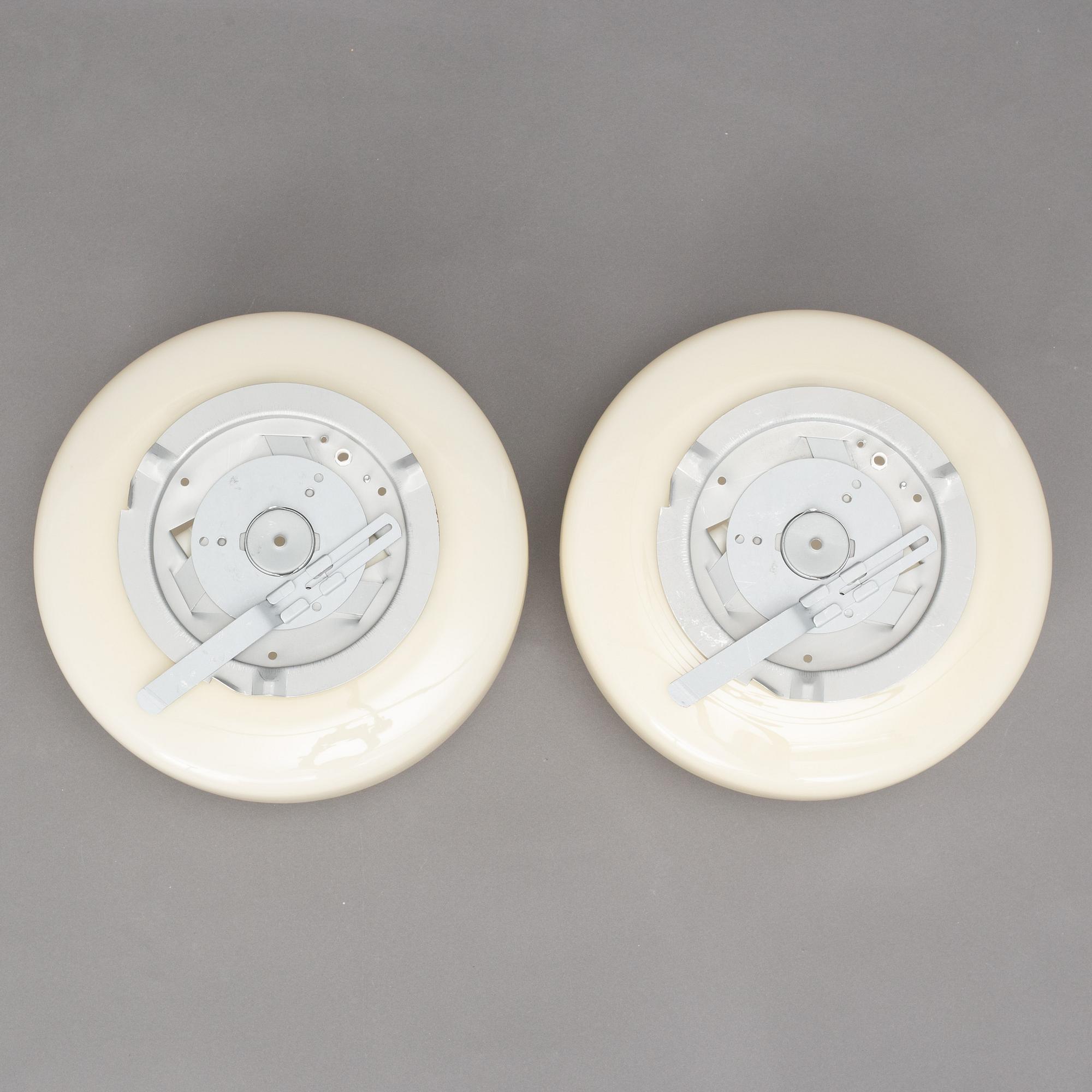 Harald Notini, a pair of ceiling lamps model "10676", Arvid Böhlmarks Lampfabrik, 1930s.