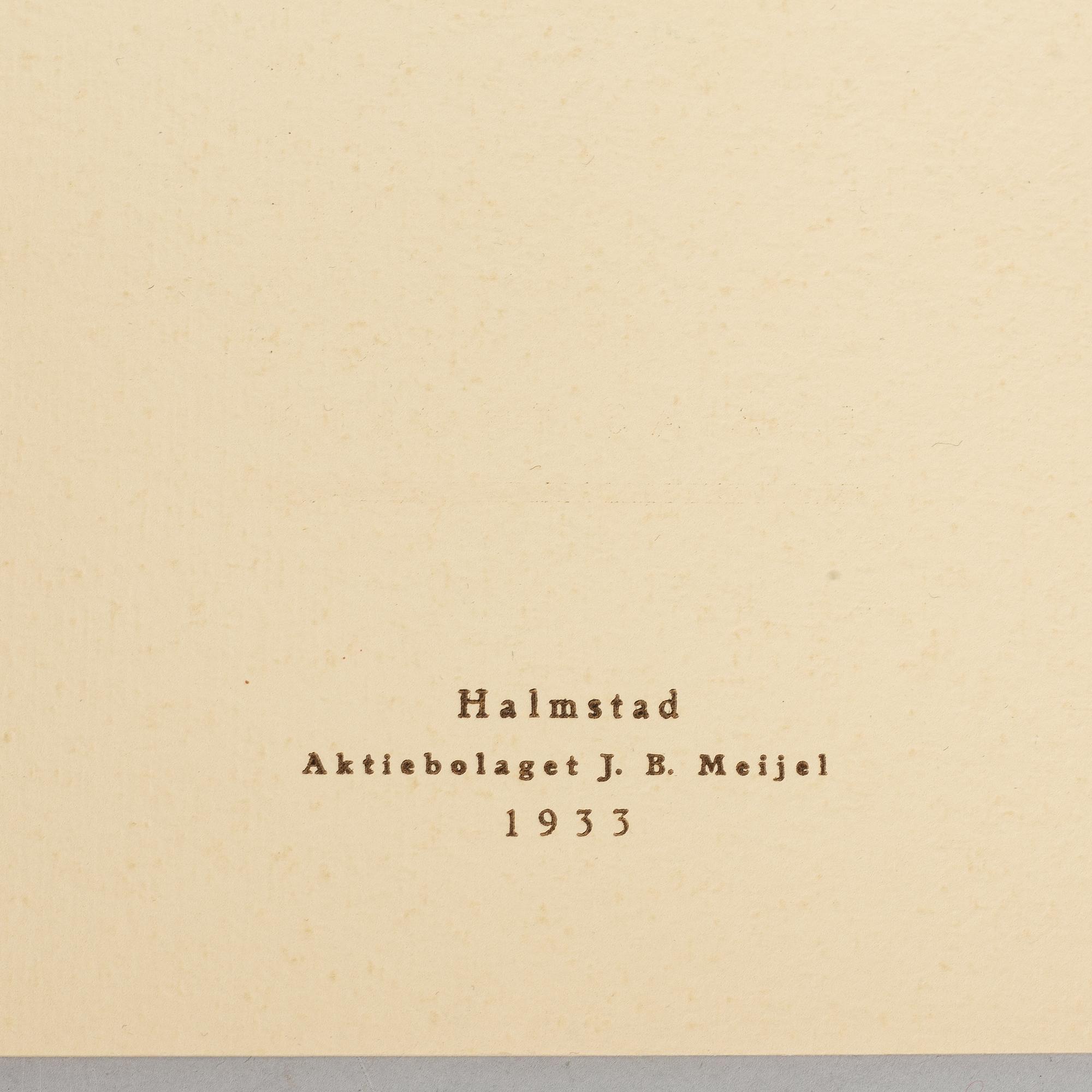 Exhibition catalogues (24), Halmstadgruppen. Various exhibitions 1931-1986.