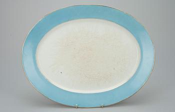 SERVERINGSFAT, 3 st, flintgods, Kusnetsov, Riga 1890-1910 och Arabia, Finland 1878-1910.