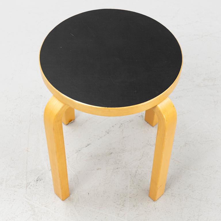 Alvar Aalto, a model 60 stool, Artek, Finland.