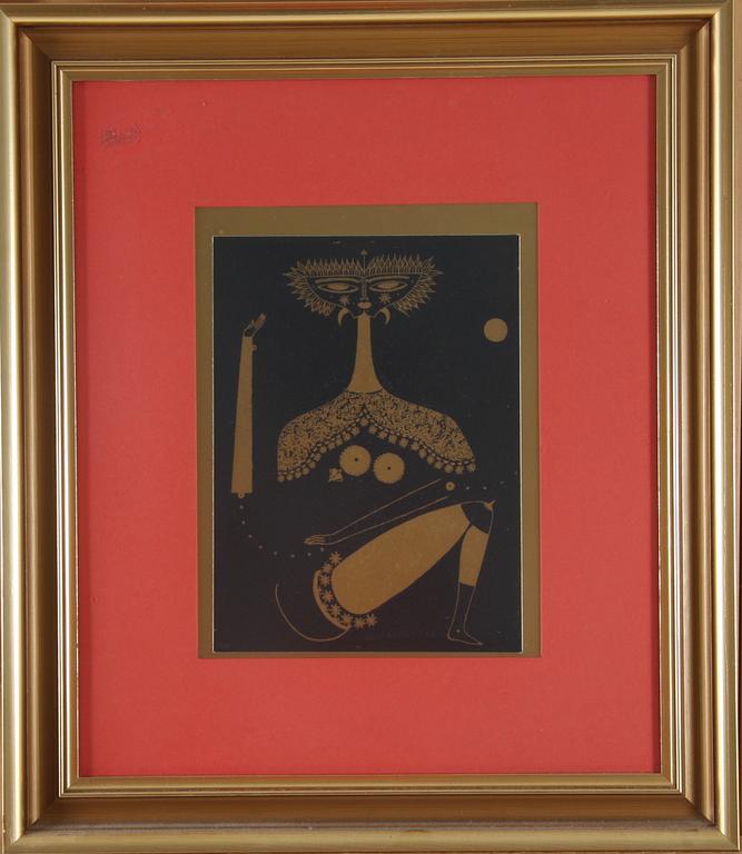 SVANBERG, MAX WALTER, litografi, sign o dat 65, e.a,