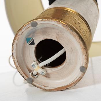 A pair of stoneware table lamps, from Bergboms, second half of the 20th century.