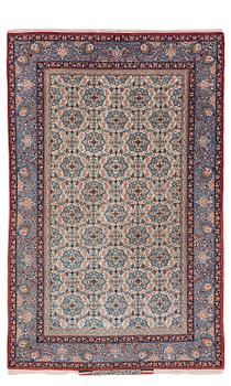 492. A Isfahan rug, signed (Ali) Seirafian, c. 175 x 109 cm.