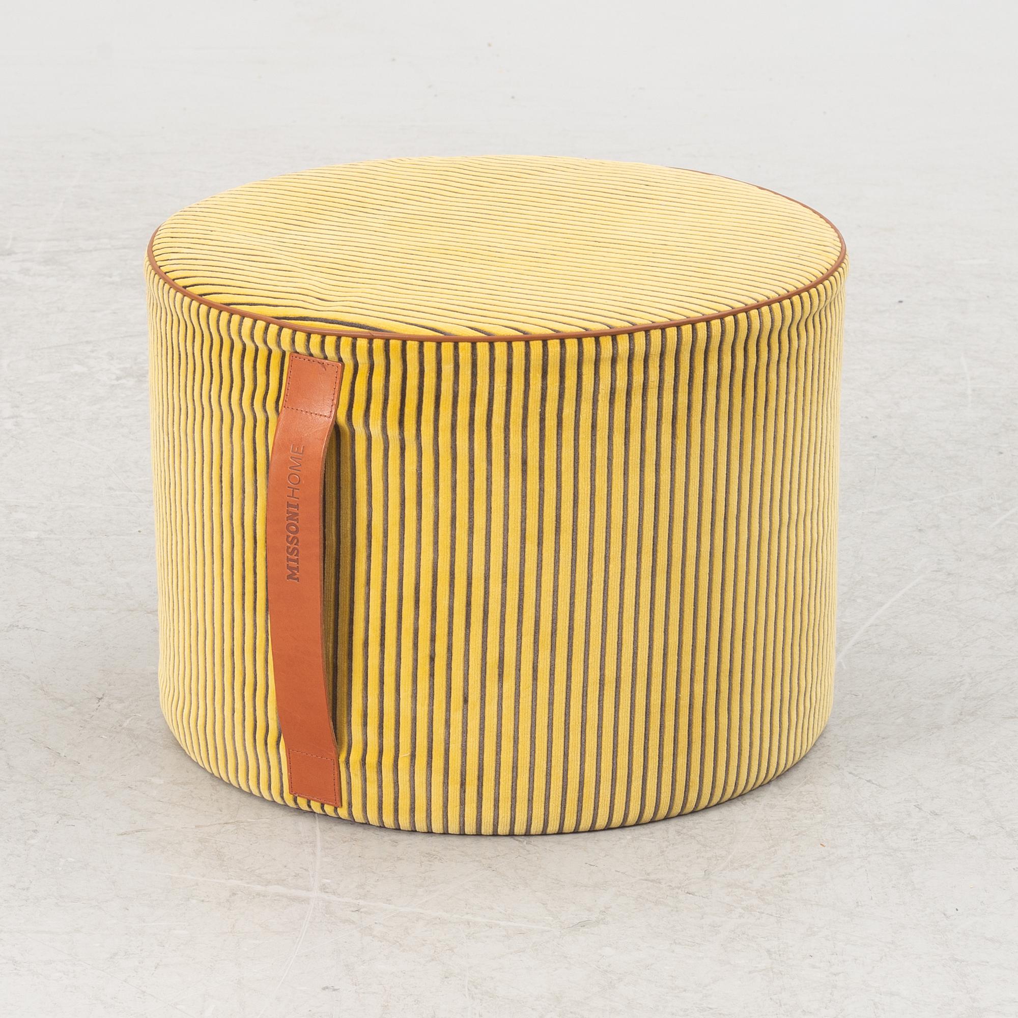 Pouf, "Coomba" Missoni Home, Italy.