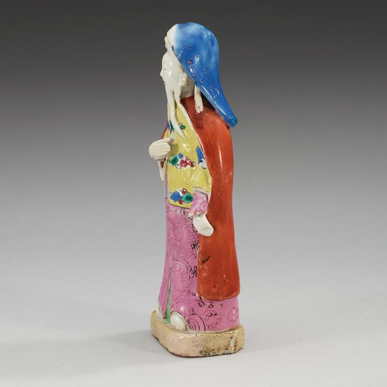 FIGURIN, kompaniporslin. Qing dynastin, 1700-tal.