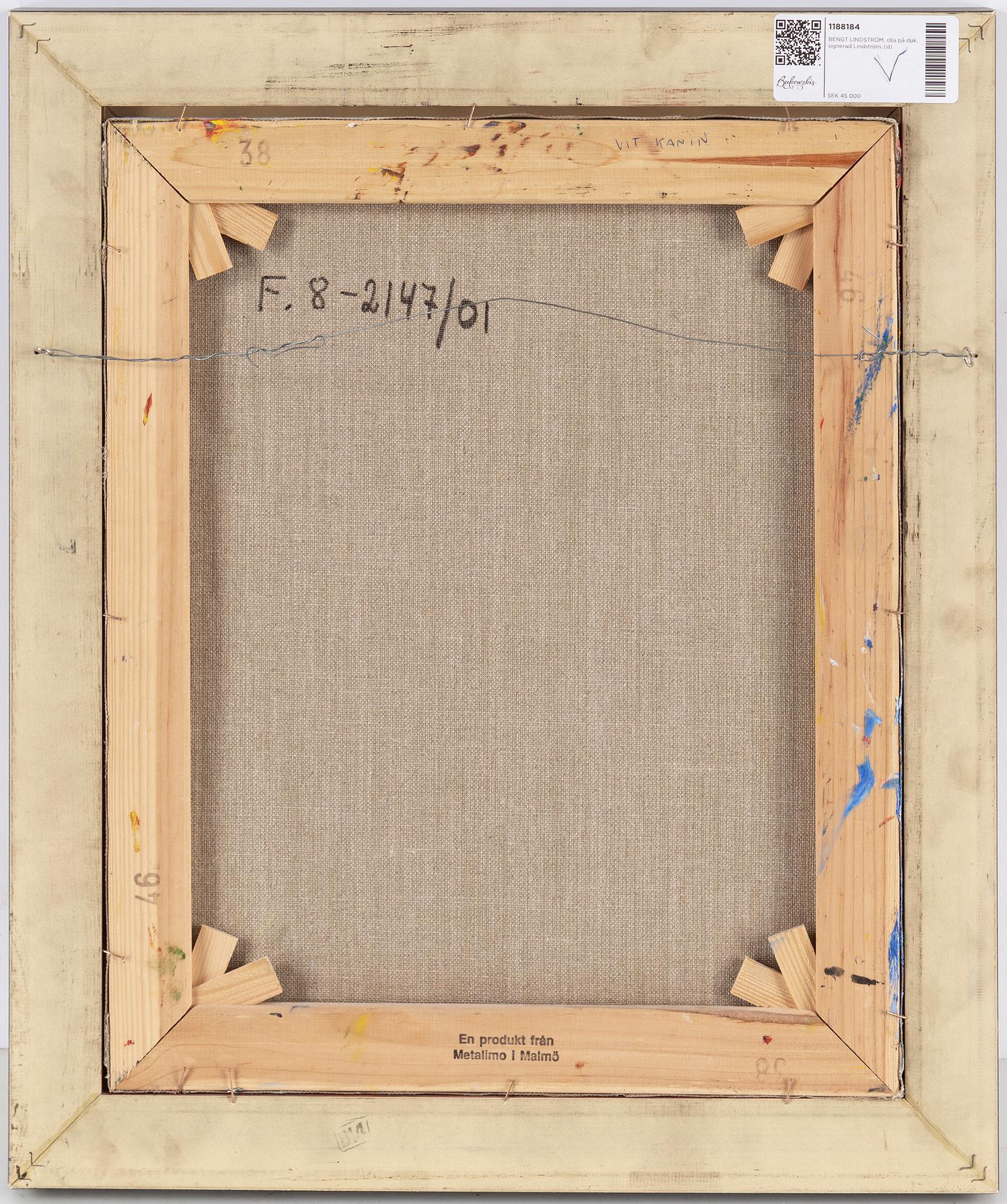 BENGT LINDSTRÖM, oil on canvas, signed Lindström.