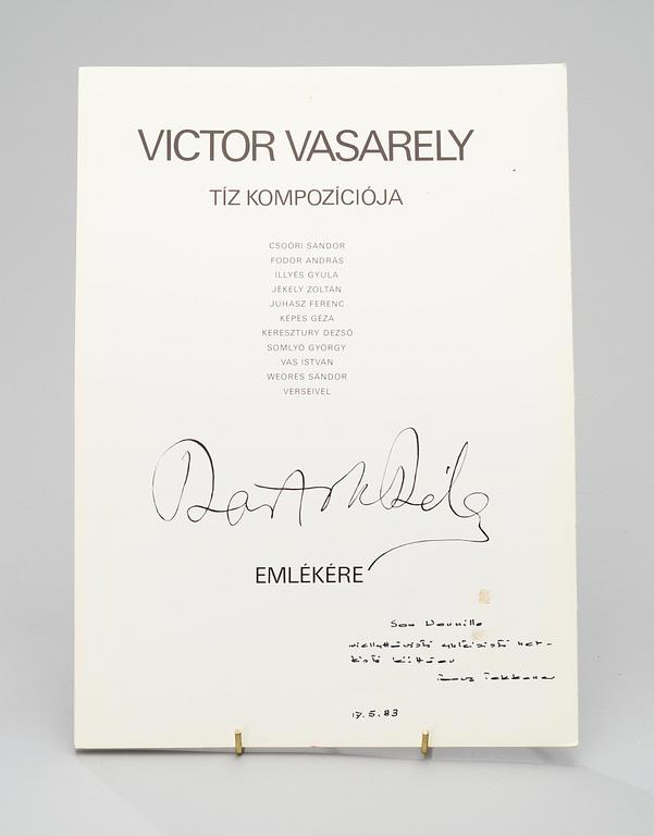 BROSCHYRER 3 ST, Jim Dine, Victor Vasarely och Paul Klee 1961, 1982, 1983.