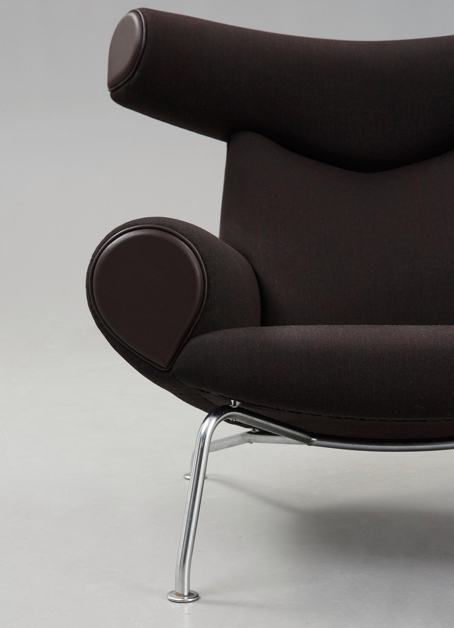 HANS J WEGNER, fåtölj "Ox-Chair", sannolikt producerad av AP-stolen, Danmark 1960-tal.