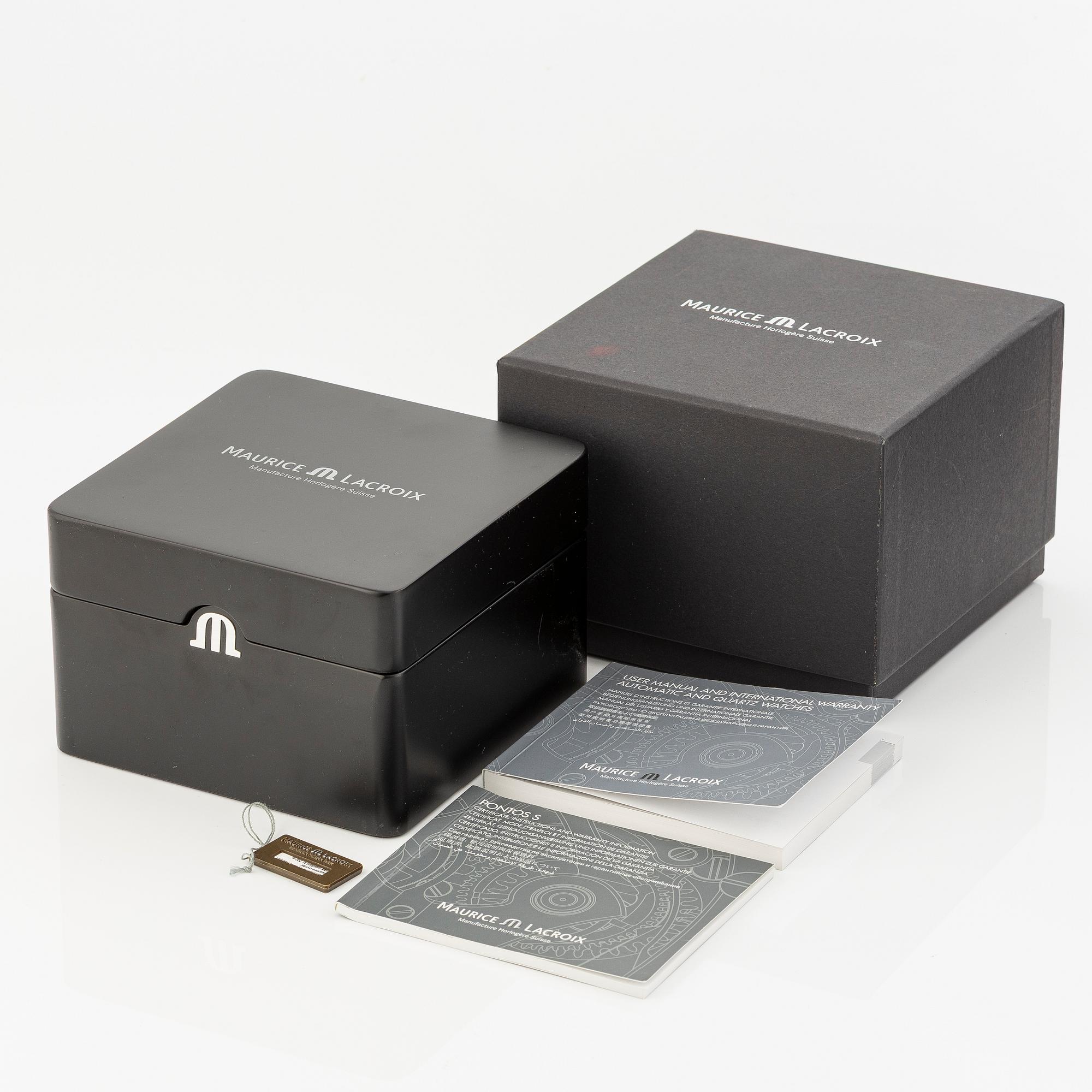 Maurice Lacroix, Pontos S Extreme, armbandsur, kronograf, 43 mm.