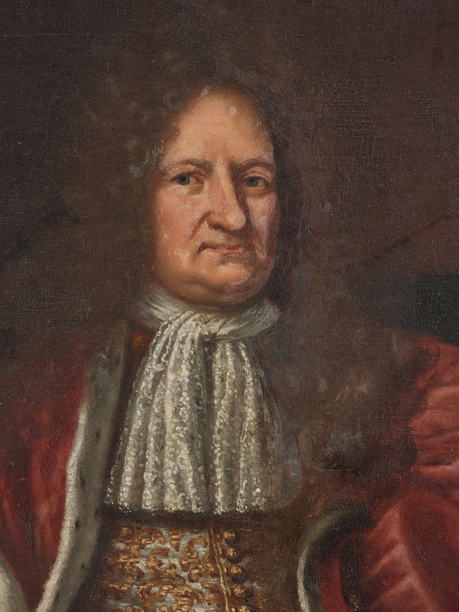 David Klöcker Ehrenstrahl Hans ateljé, "Greve Lars Wallenstedt" (1631-1703).
