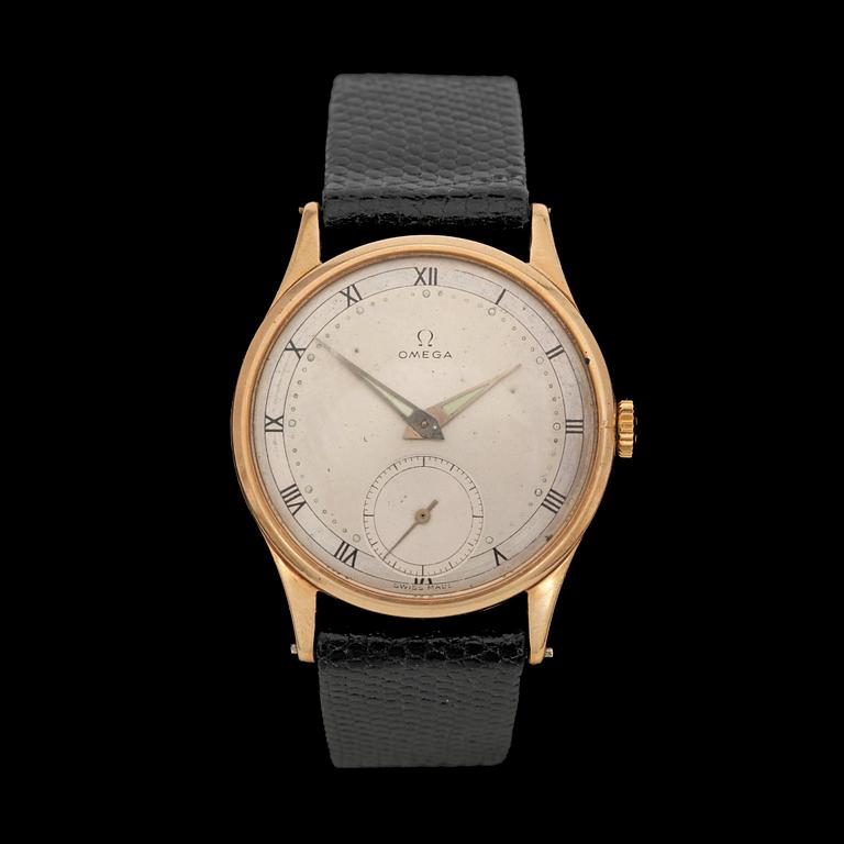 OMEGA, herr, guld på stål, 1950-tal.