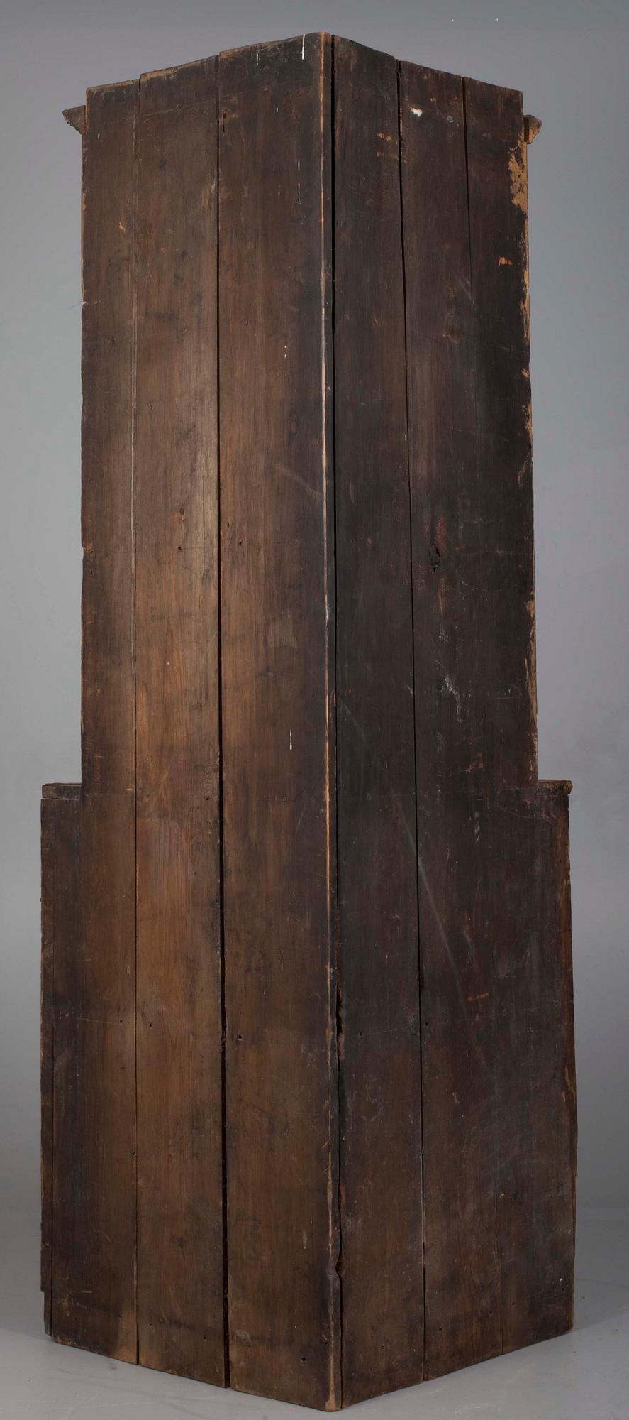 HÖRNSKÅP, allmoge, märkt och daterat TIS  FORSA 1831.