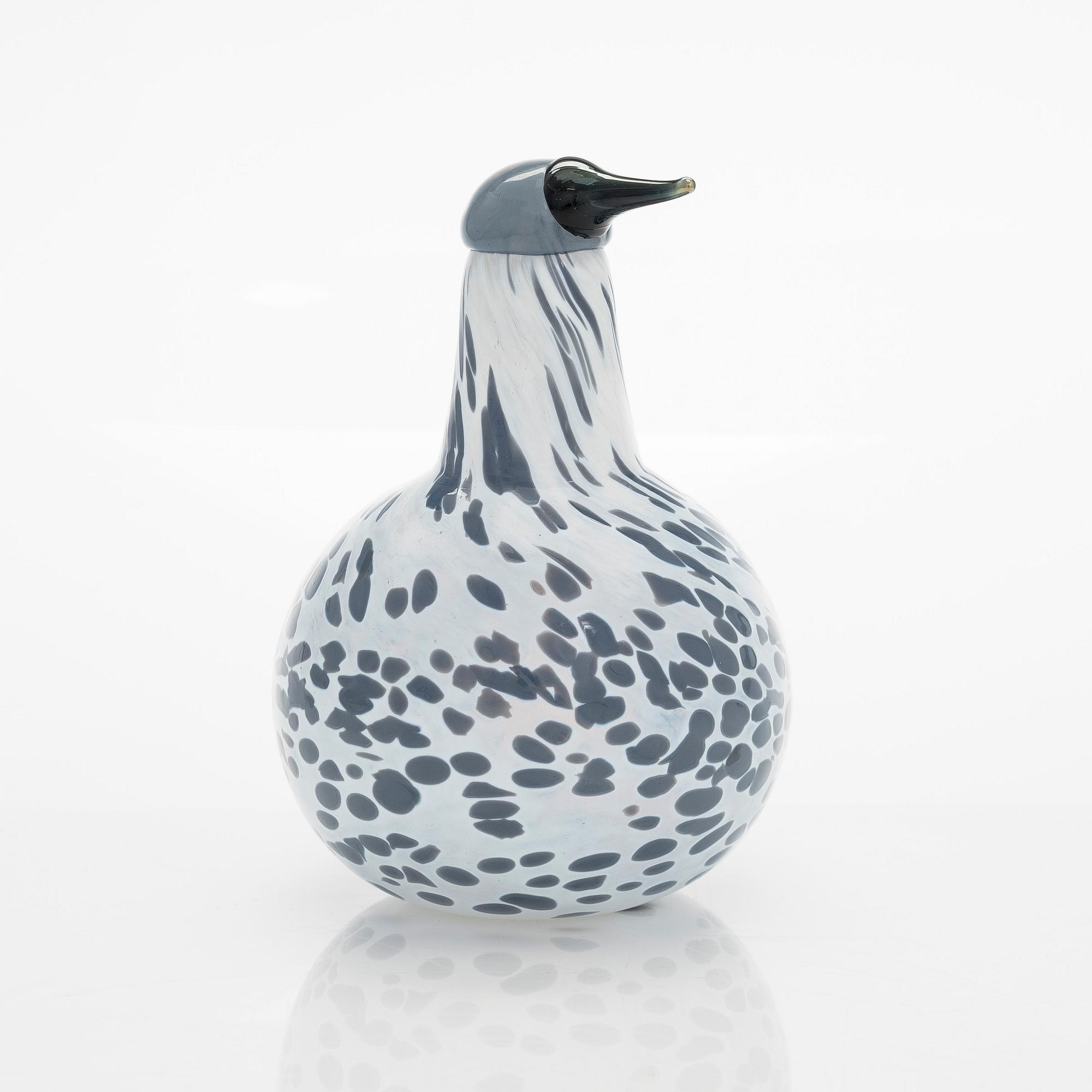 Oiva Toikka, An annual bird and egg 2013, 'Mistle Trush', signed O. Toikka Nuutajärvi 2013.