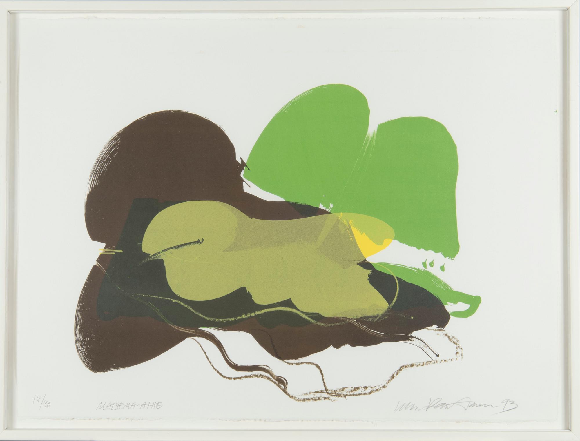 Ulla Rantanen, "Maisema-aihe" (Landskapmotiv).