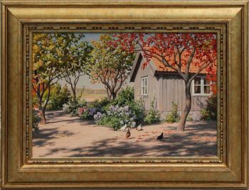 JOHAN KROUTHÉN, olja på duk, signerad och daterad 1922.