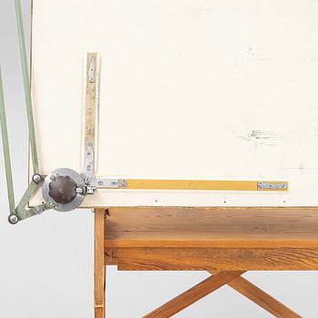 An architect's drawing table, 20th Century.