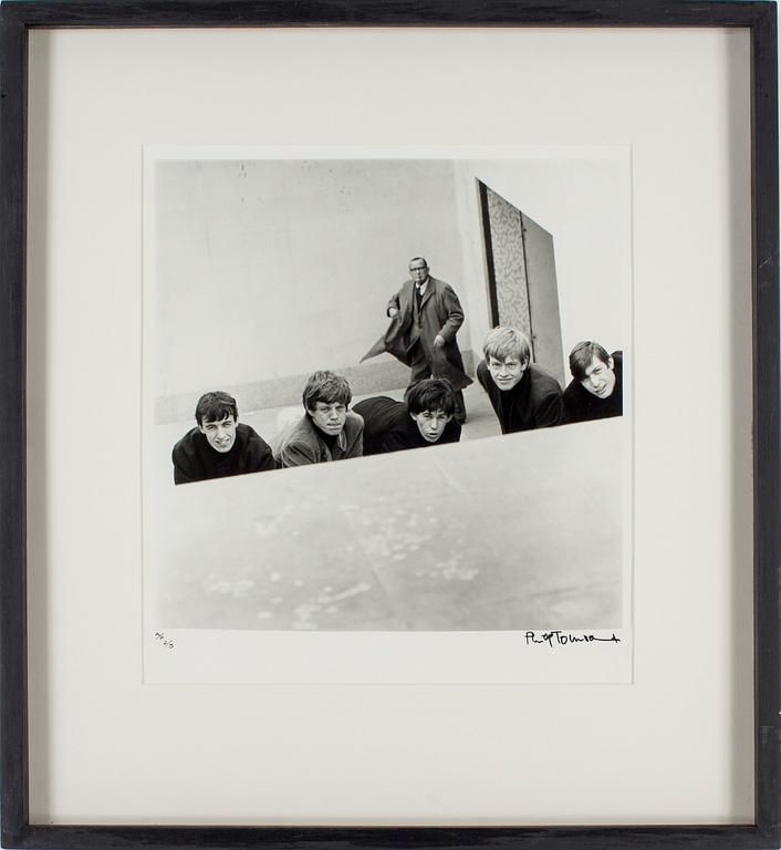 PHILIP TOWNSEND, gelatin silver print "Rolling Stones", signed Philip Townsend and numbered AP 2/5.