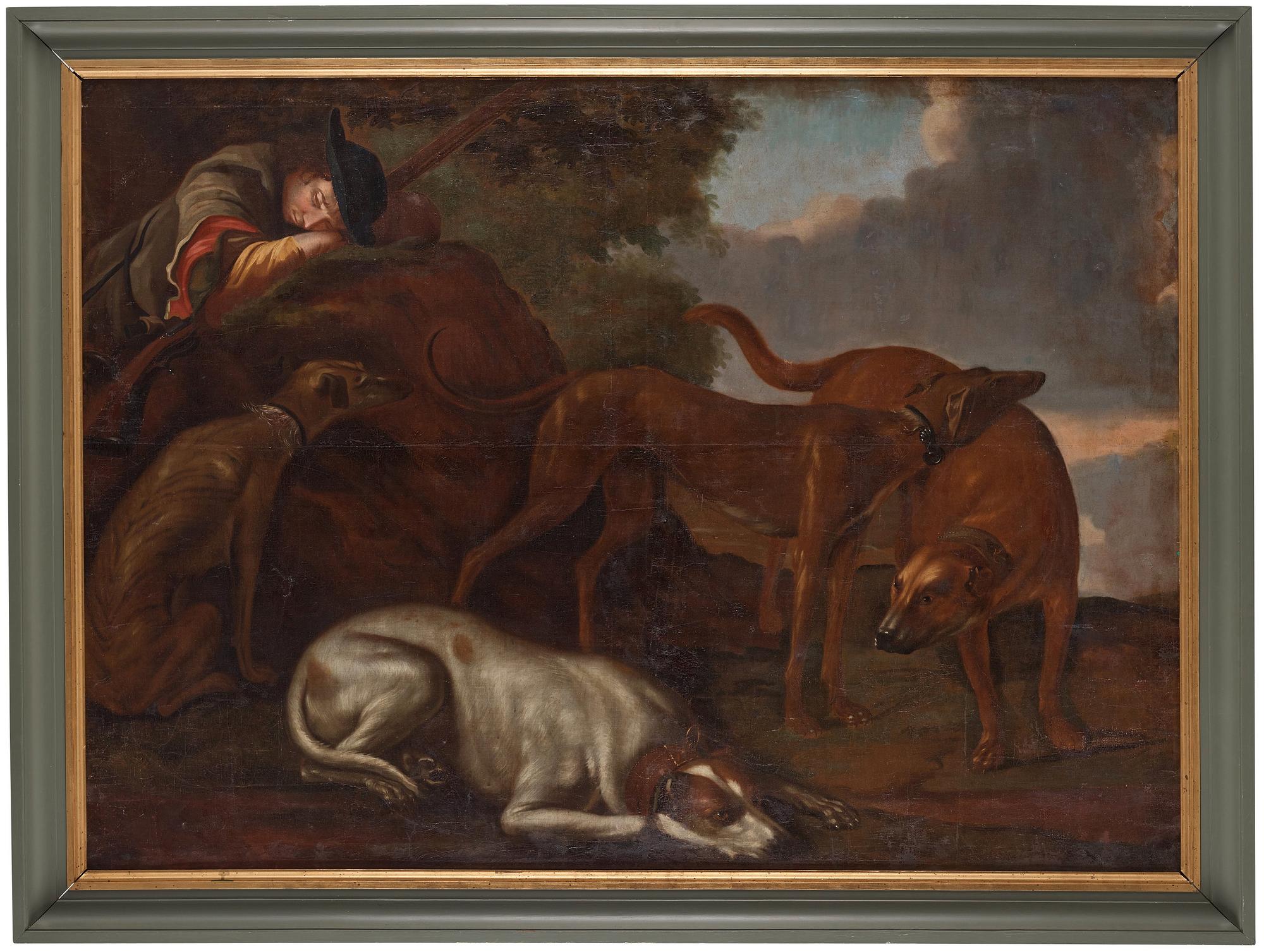 David Klöcker Ehrenstrahl, hans ateljé, "Jaktrast".