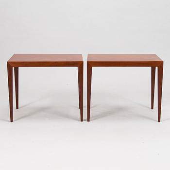 SEVERIN HANSEN, SIDOBORD, ett par, Haslev Møbelfabrik, Danmark 1960-tal.