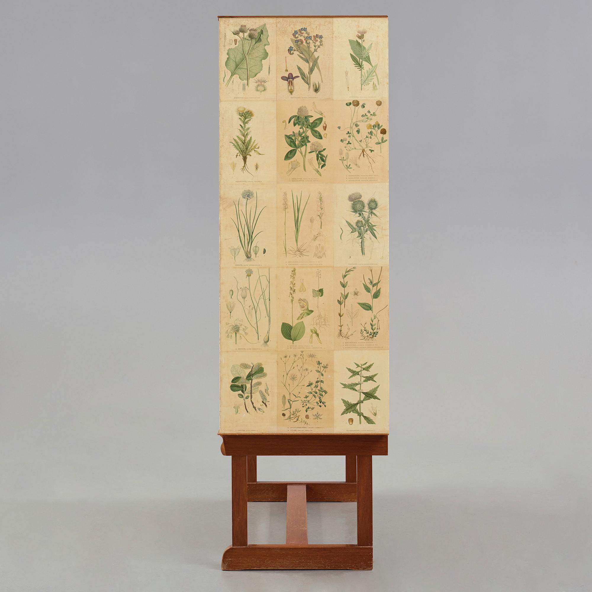 Josef Frank, a 'Flora' cabinet, Svenskt Tenn, Sweden probably 1950's, model 852.