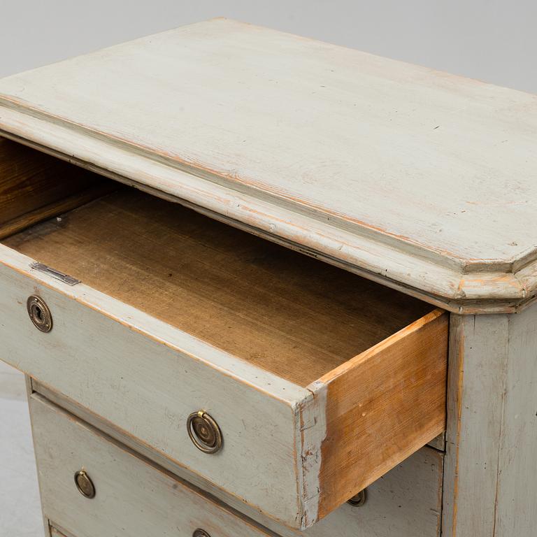 A second half of the 19th century painted chest of drawers.