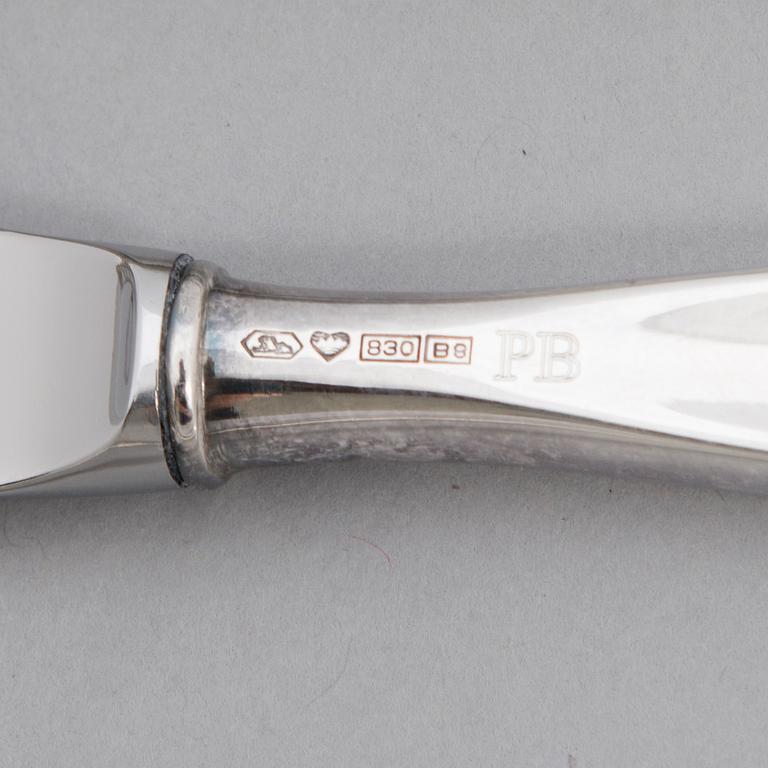 TAPIO WIRKKALA, ATERINSARJA, 138 kpl, "Tapio", hopeaa, Kultakeskus, Hämeenlinna n. 1980.